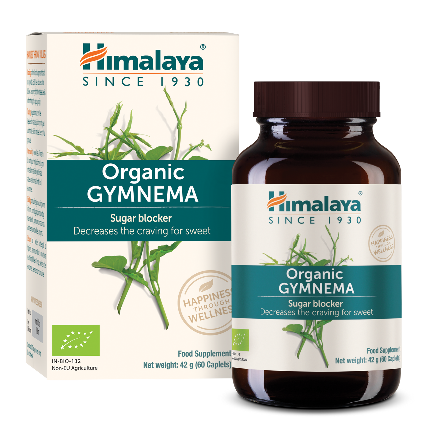 Himalaya Organic Gymnema 60 tablets food supplement