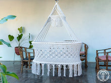 Cocoon Dreams cotton macramé baby hammock cradle