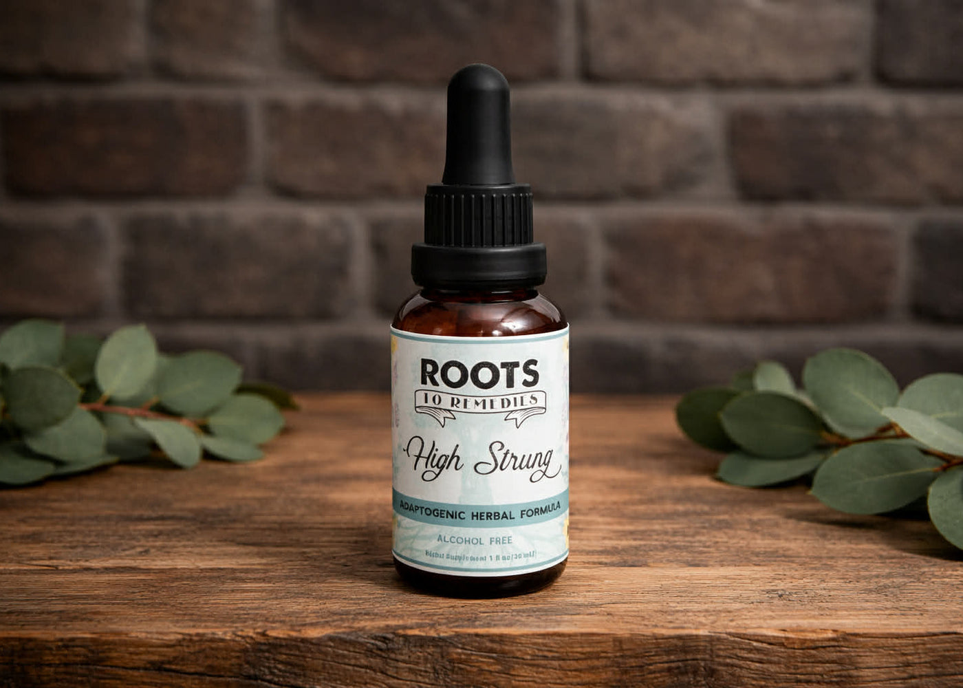 High Strung Adaptogenic Herbal Extract 1 oz bottle