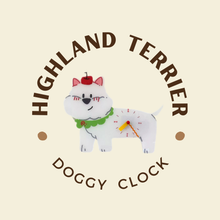 Dachshund-shaped acrylic wall clock for playful dog lover home decor