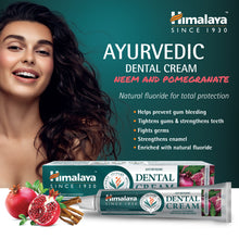 Himalaya Neem and Pomegranate Dental Cream herbal toothpaste 100g