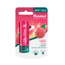 Himalaya Litchi Shine Lip Balm 4.5g stick for soft, glossy lips
