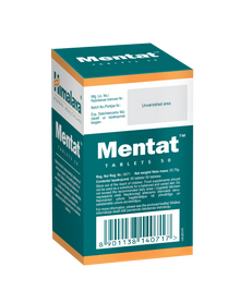 Himalaya Mentat memory and focus tablets, 50 tablet pack