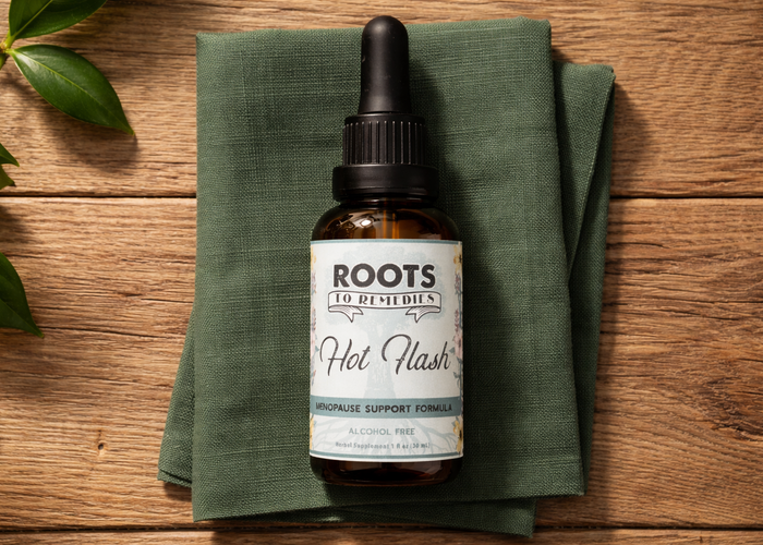 Hot Flash Menopause Relief Herbal Extract in 1 oz bottle