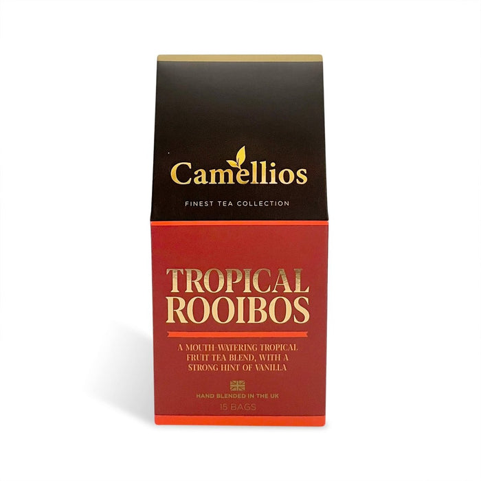 Trópusi rooibos tea piramisfilteres kiszerelésben