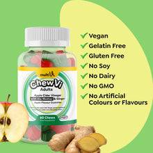 Apple Cider Vinegar (with the Mother) & Ginger Gummies - Apple Flavour-1