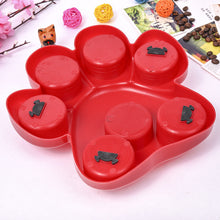 Piros gumis puzzle etetőjáték kutyáknak és macskáknak