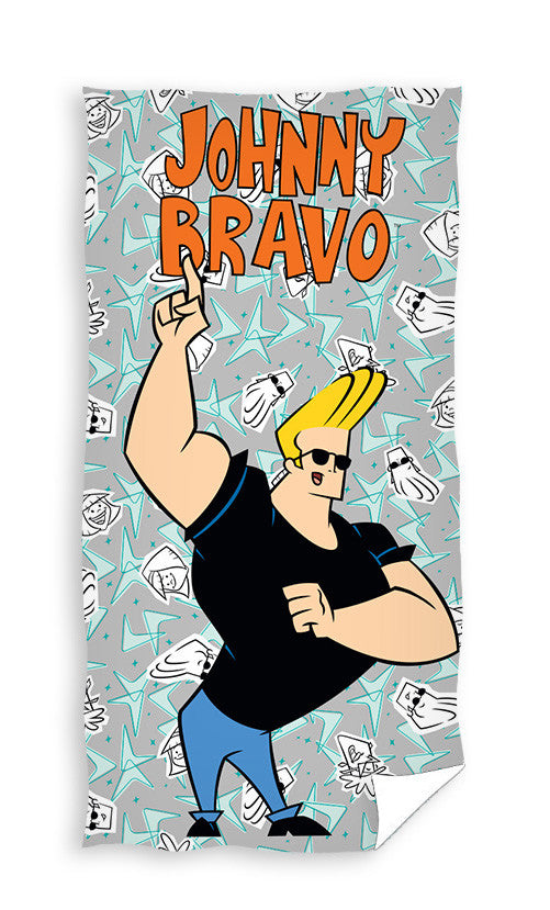 Johnny Bravo mintás pamut törölköző 70 × 140 cm
