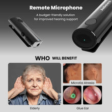 HearLink 3 az 1-ben Bluetooth mikrofon és jeladó