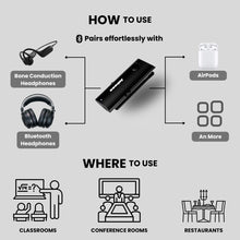 HearLink 3 az 1-ben Bluetooth mikrofon és jeladó
