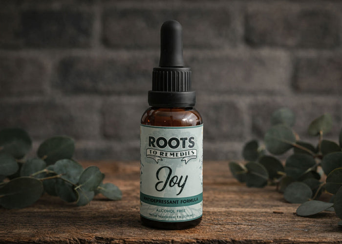 Joy herbal mood support extract bottle
