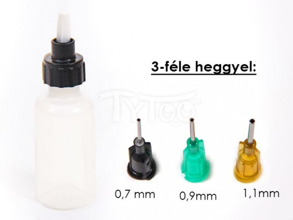 Henna tubus szett három különböző heggyel