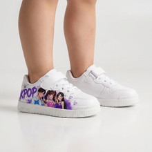 Fehér K-pop ihletésű gyerek sneaker