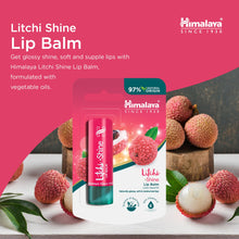Himalaya Litchi Shine Lip Balm 4.5g stick for soft, glossy lips