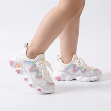 Zöld rugalmas gyerek sneaker