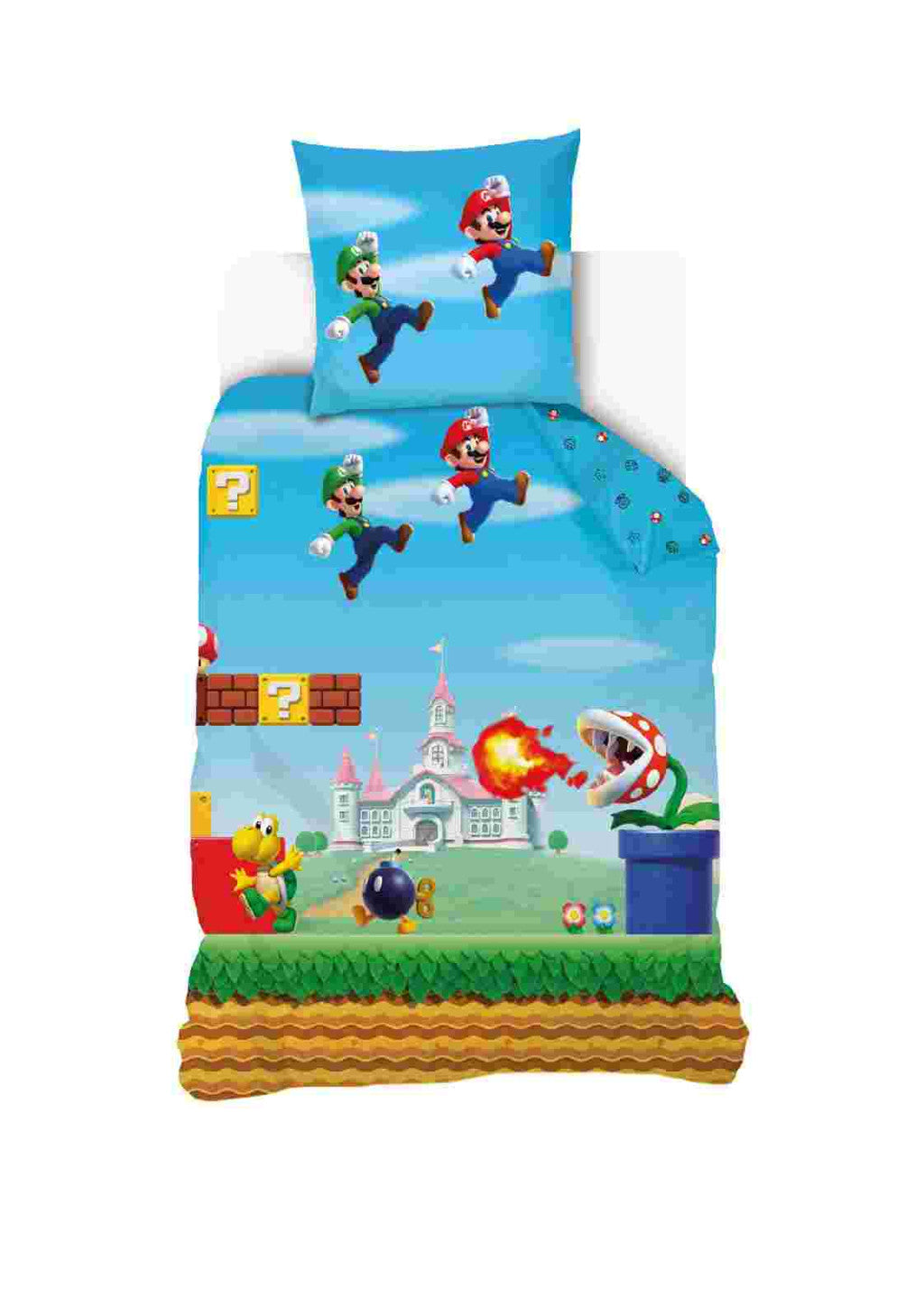 Super Mario mintás pamut ágyneműgarnitúra