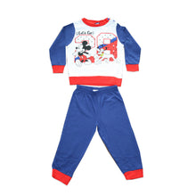 Sötétkék Mickey egér mintás baba pizsama