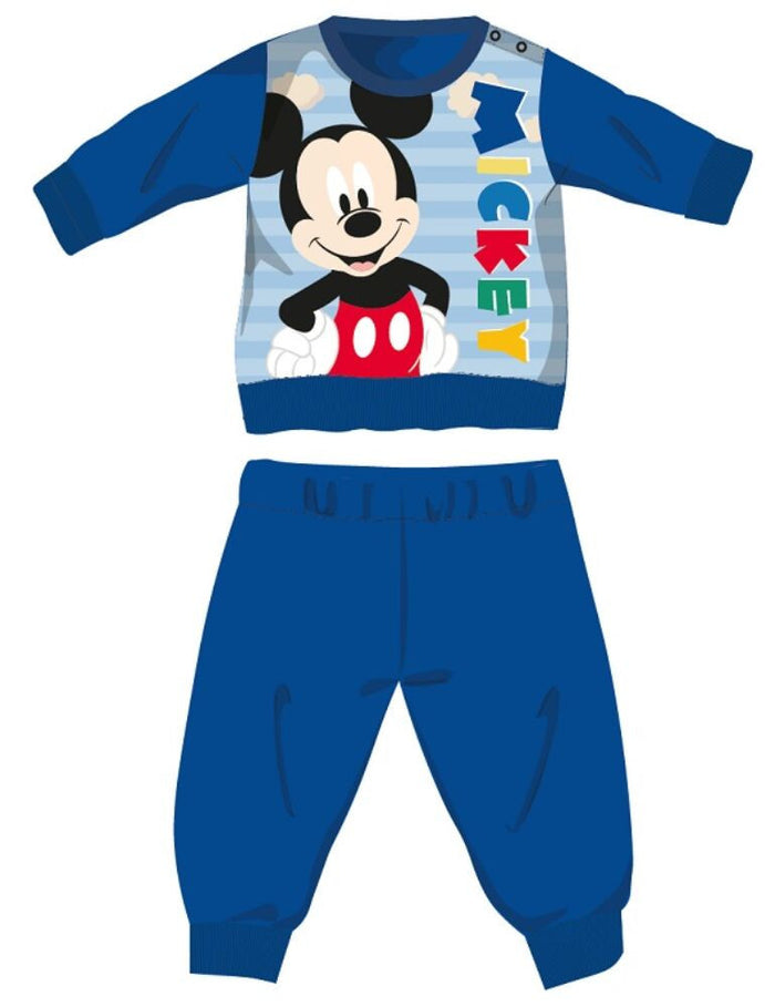 Középkék Disney Mickey egér baba pizsama 98-as méretben