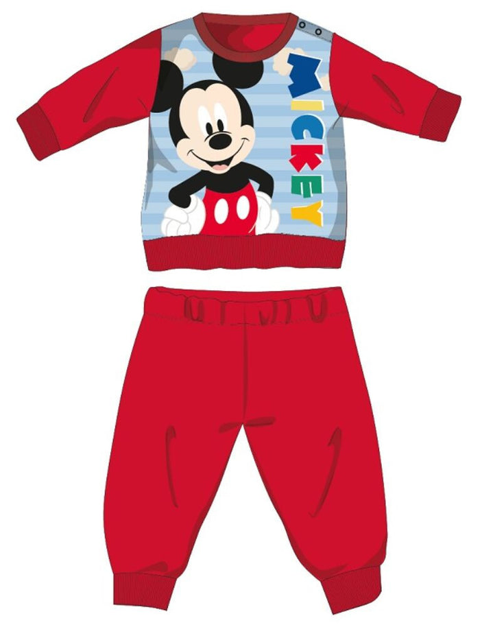 Piros Disney Mickey egér baba pizsma 92-es méretben
