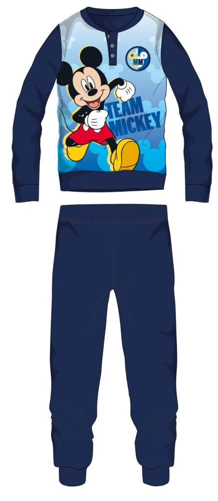 Sötétkék Disney Mickey egér polár gyerek pizsama