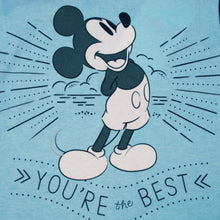 Sötétkék téli pamut baba pizsama Mickey egér mintával