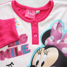Pink Minnie egér mintás hosszú gyerek pizsama