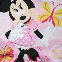 Pink Minnie egér mintás gyerek pizsama pillangókkal