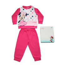 Pink hosszú baba pizsama Minnie egér mintával