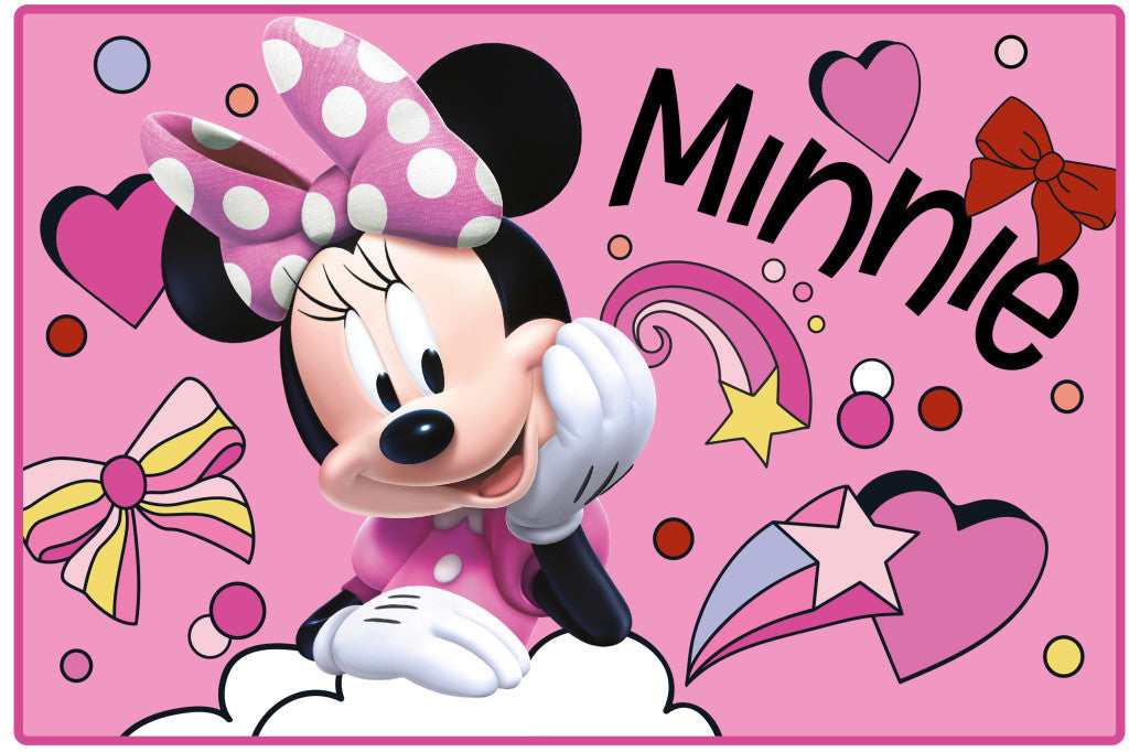 Disney Minnie egér mintás fürdőszobai kilépő 80 x 120 cm
