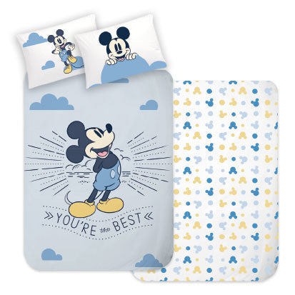 Mickey Egér mintás gyermek ágyneműgarnitúra