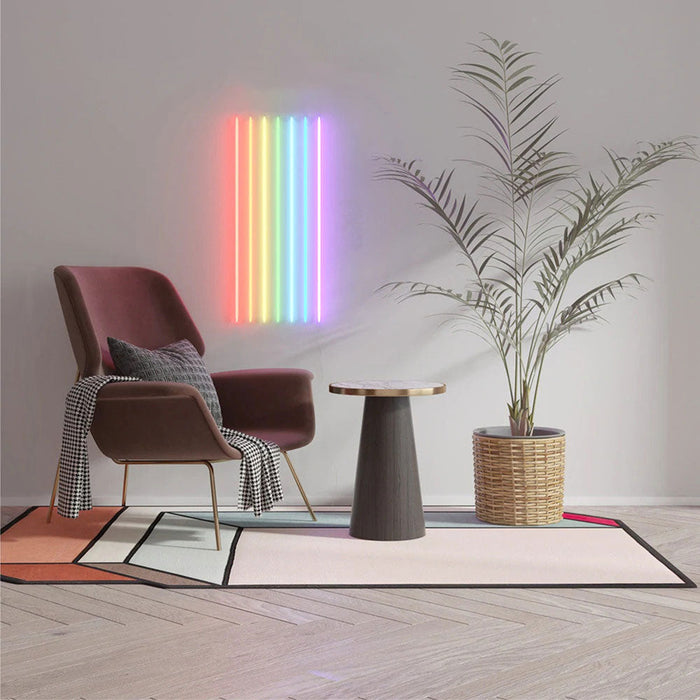 Pride rainbow LED neon sign for colourful wall décor