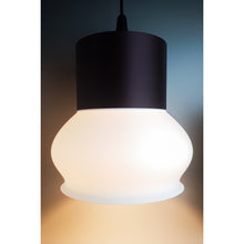 Nava Moro Ivory 3D printed pendant light with cocoa-brown and matte ivory finish