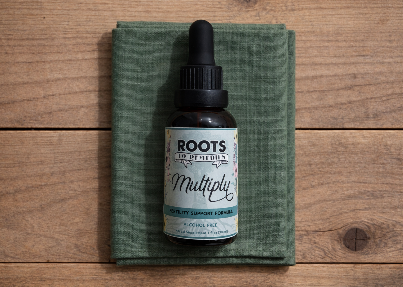 Multiply fertility support herbal extract bottle