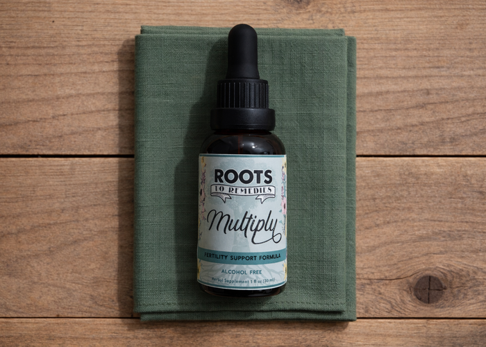 Multiply fertility support herbal extract bottle