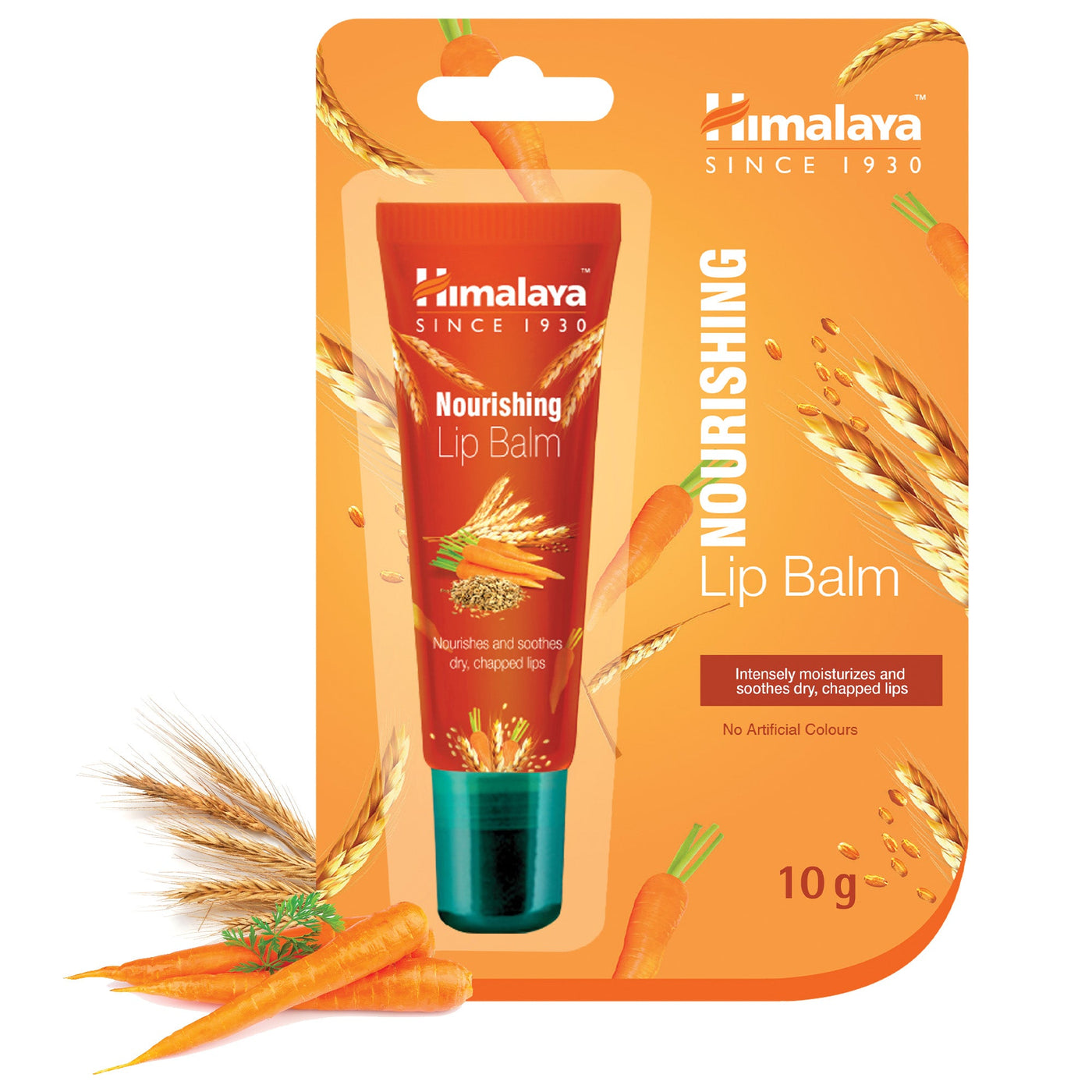 Himalaya Nourishing Lip Balm 10g tube for dry and chapped lips