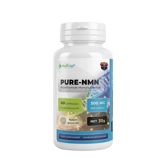 Nutriop® Pure-NMN 500mg - Advanced NAD+ Precursor (60 Capsules)-0