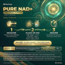 Nutriop® Pure NAD+ Sublingual Powder - Direct Cellular Fuel (16g)-2
