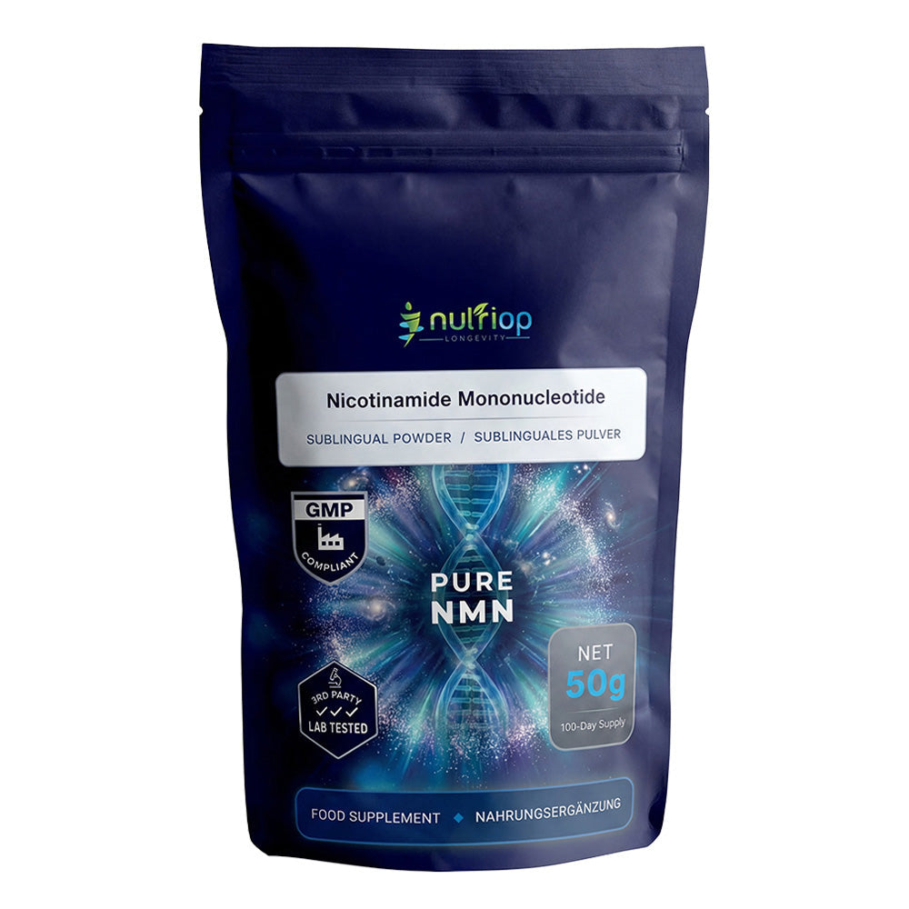 Nutriop® Pure NMN Sublingual Powder - Direct NAD+ Precursor (50g)-0