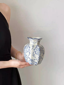 Elegant ceramic vase for flowers and home decor