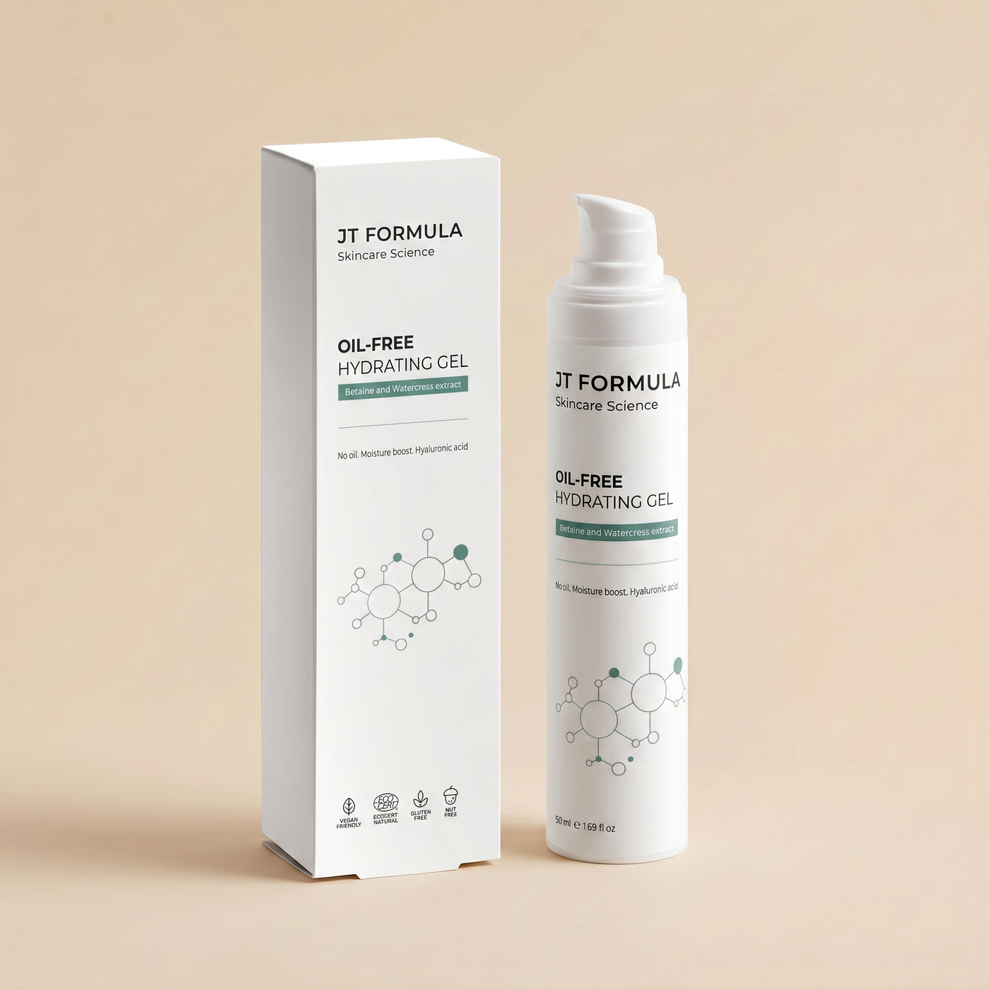 Olajmentes hidratáló gél 50 ml-es kiszerelésben