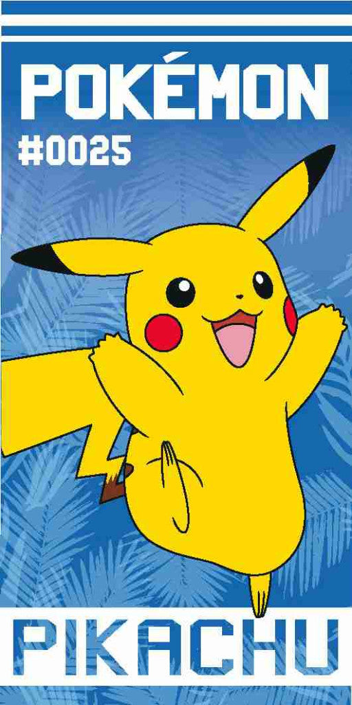 Pokémon Pikachu mintás pamut törölköző 70 × 140 cm