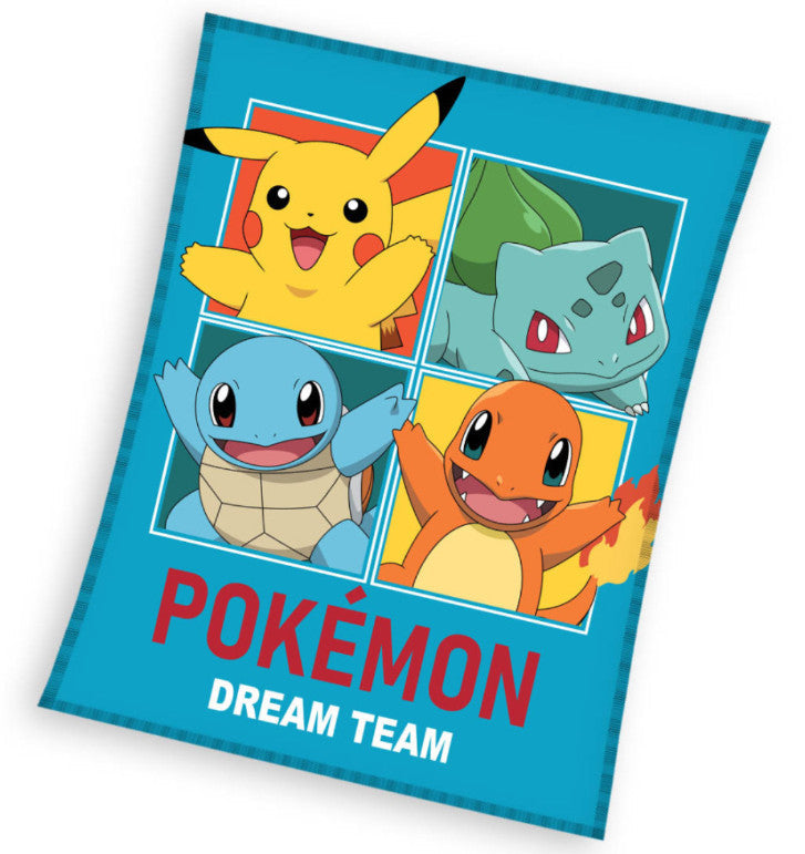 Pokémon mintás polár takaró 130 × 160 cm