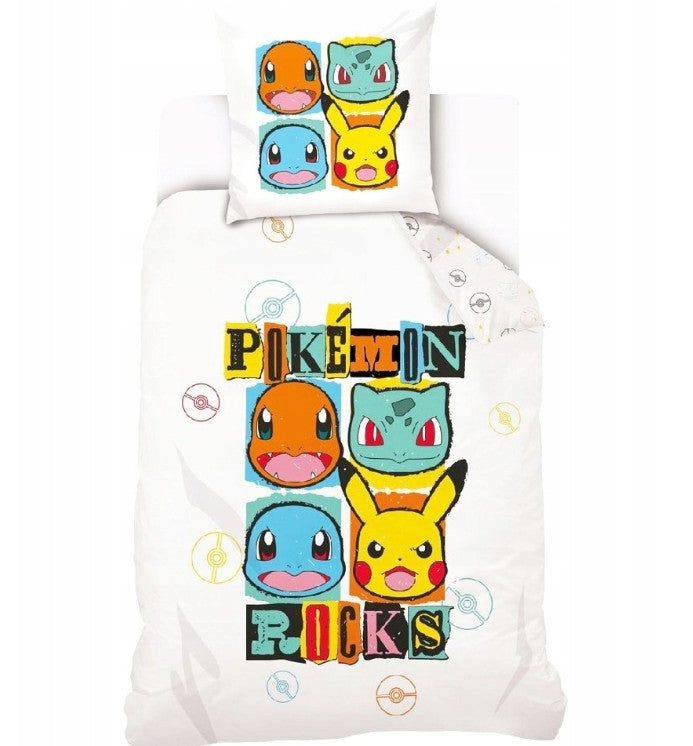 Pokémon mintás pamut ágyneműhuzat garnitúra