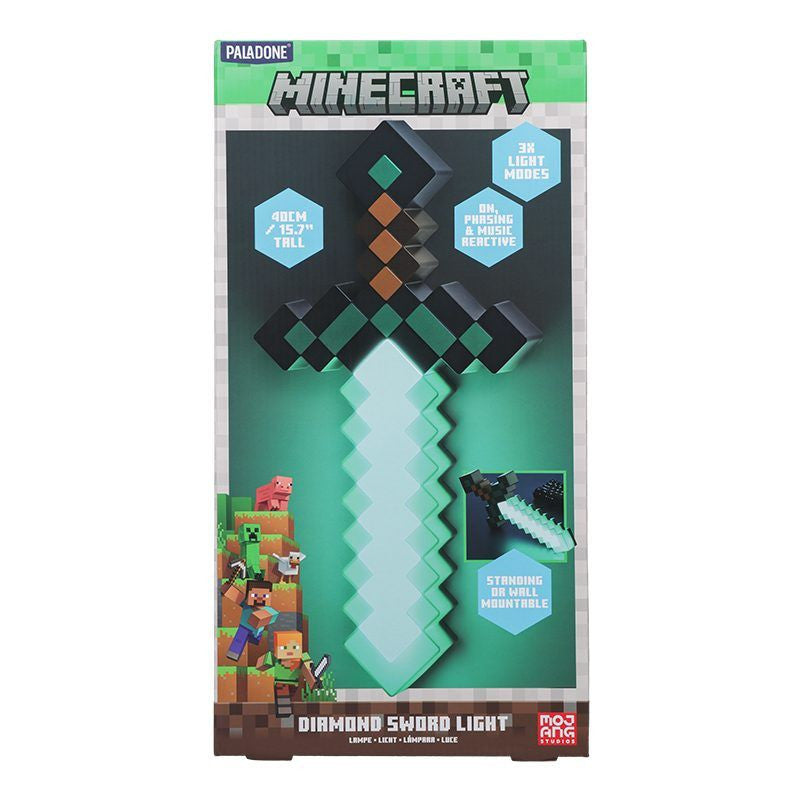Minecraft 3D kard formájú falra szerelhető hangulatvilágítás
