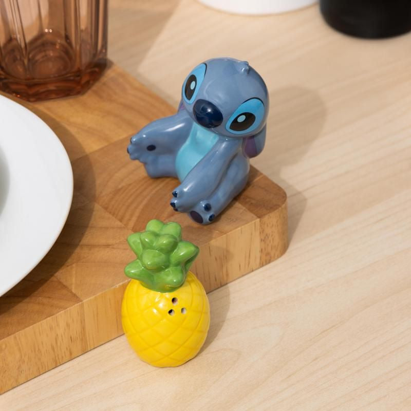 Stitch és Pineapple kerámia só- és borsszóró