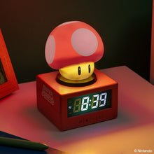 Super Mario gomba ébresztőóra éjszakai fénnyel
