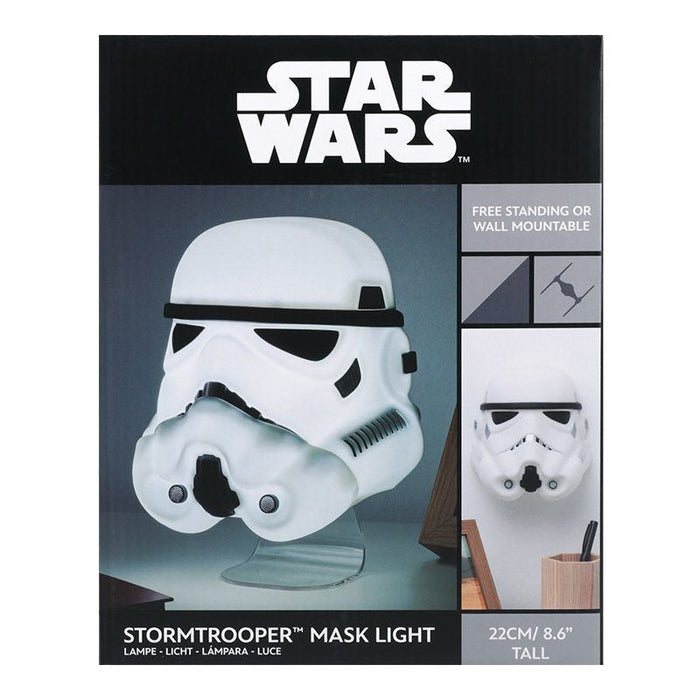 Star Wars Stormtrooper maszk formájú 3D fali lámpa
