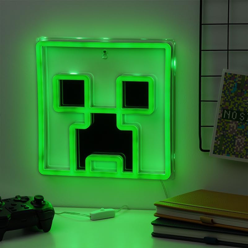 Minecraft Creeper falra szerelhető LED hangulatvilágítás