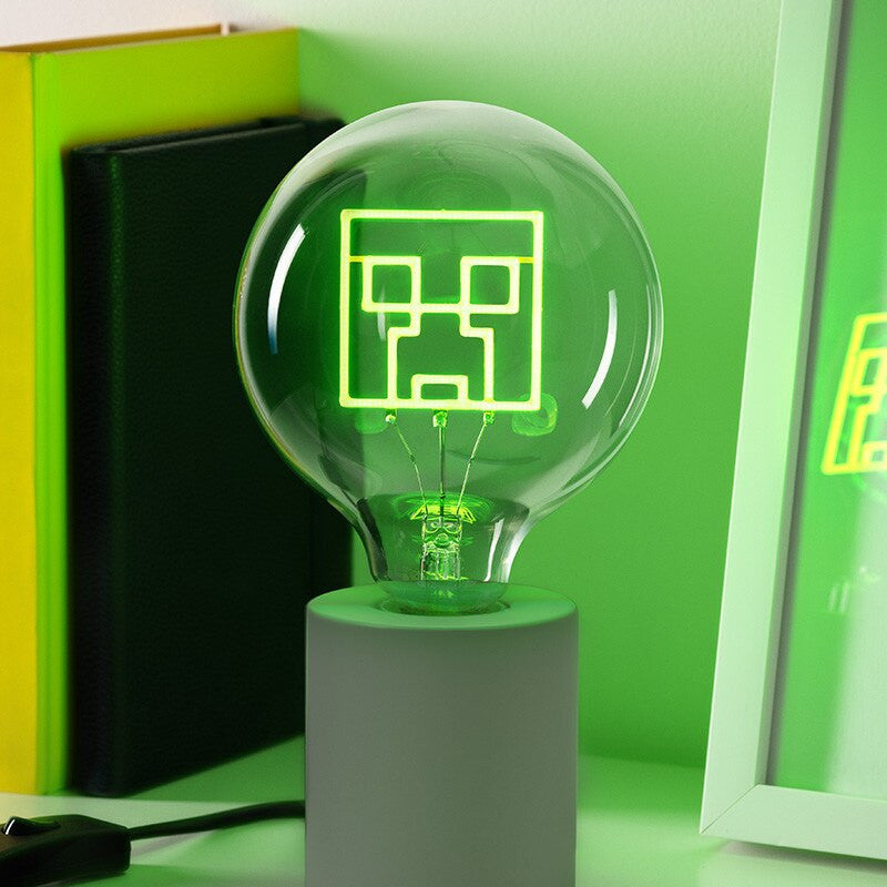 Minecraft Creeper LED neon lámpa