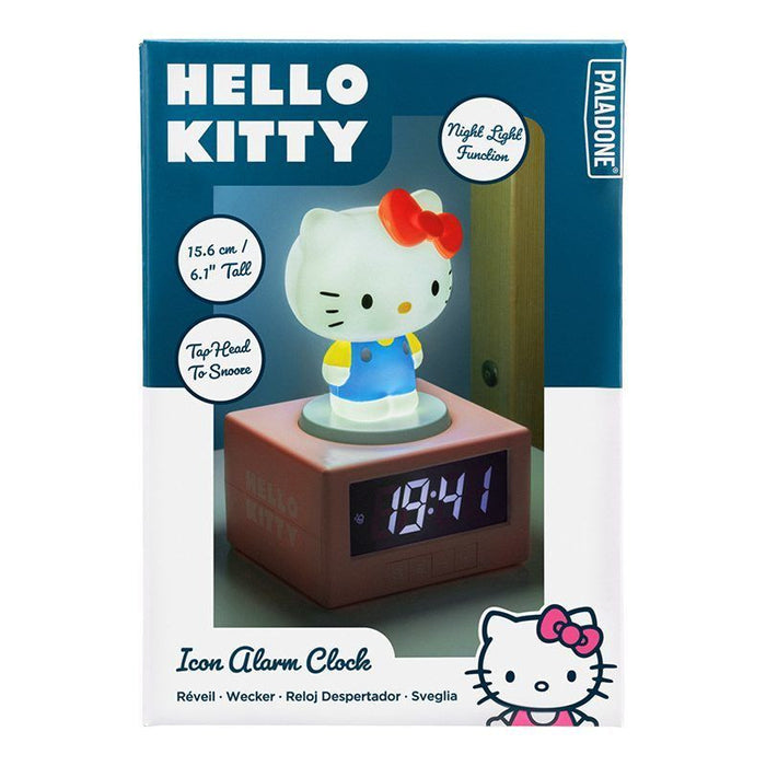 Hello Kitty világító ébresztőóra lámpával